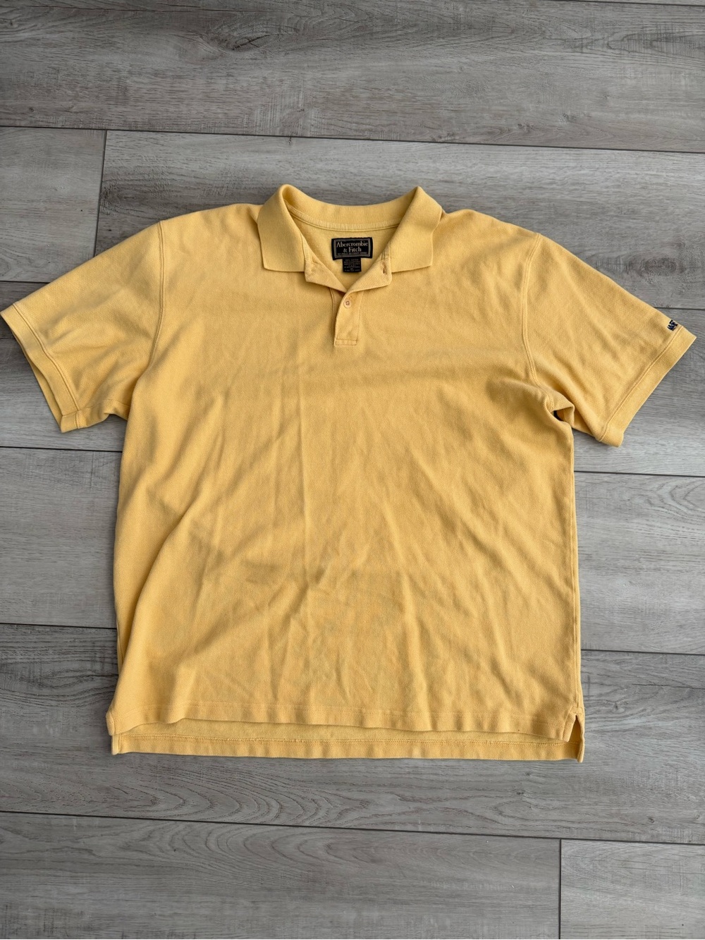 Abercrombie & Fitch Yellow Men’s Polo Shirt